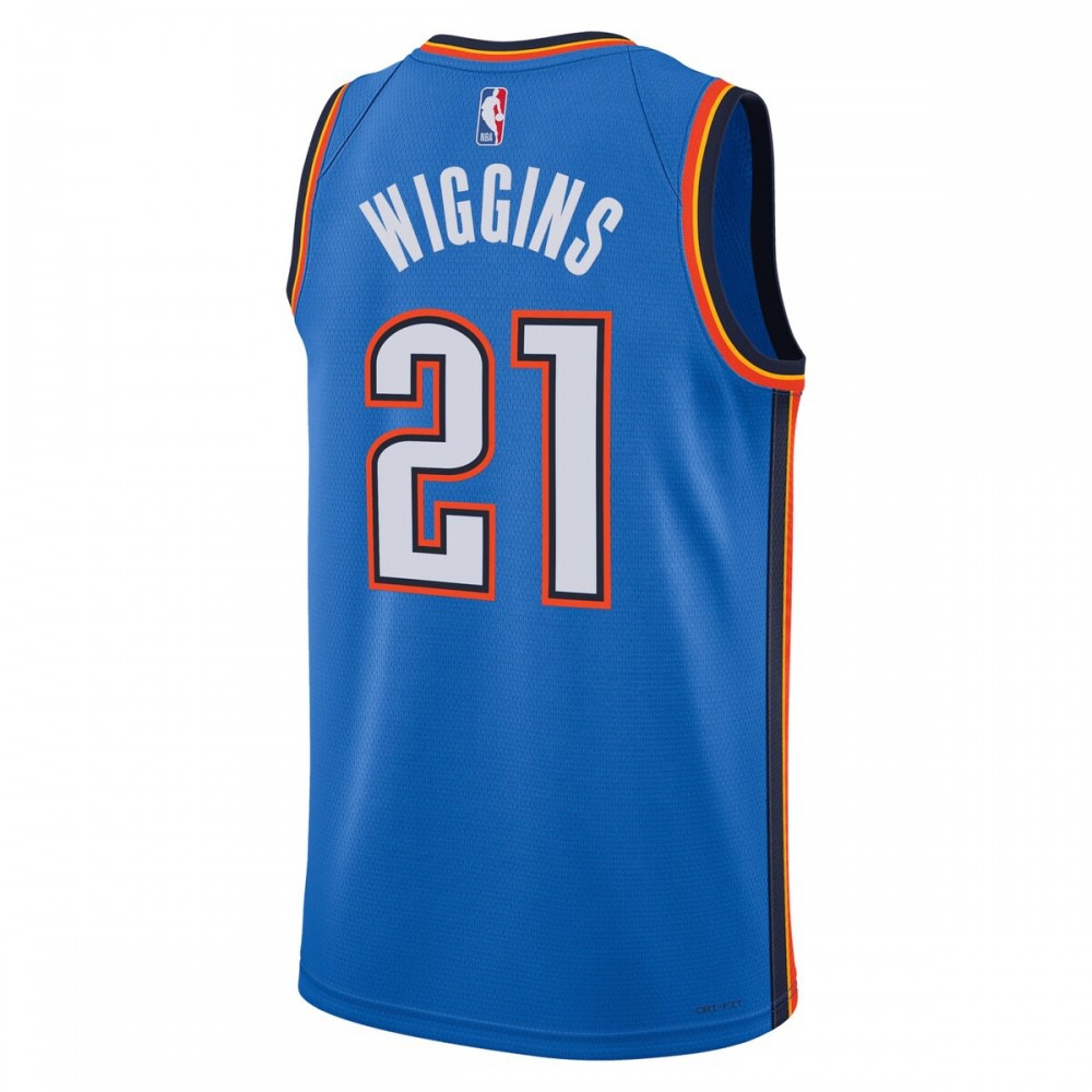 Aaron Wiggins Oklahoma City Thunder Unisex Swingman Player Jersey - Icon Edition - Blue-Pro Kit Vault | Brand New 26/27 Sports Jerseys
